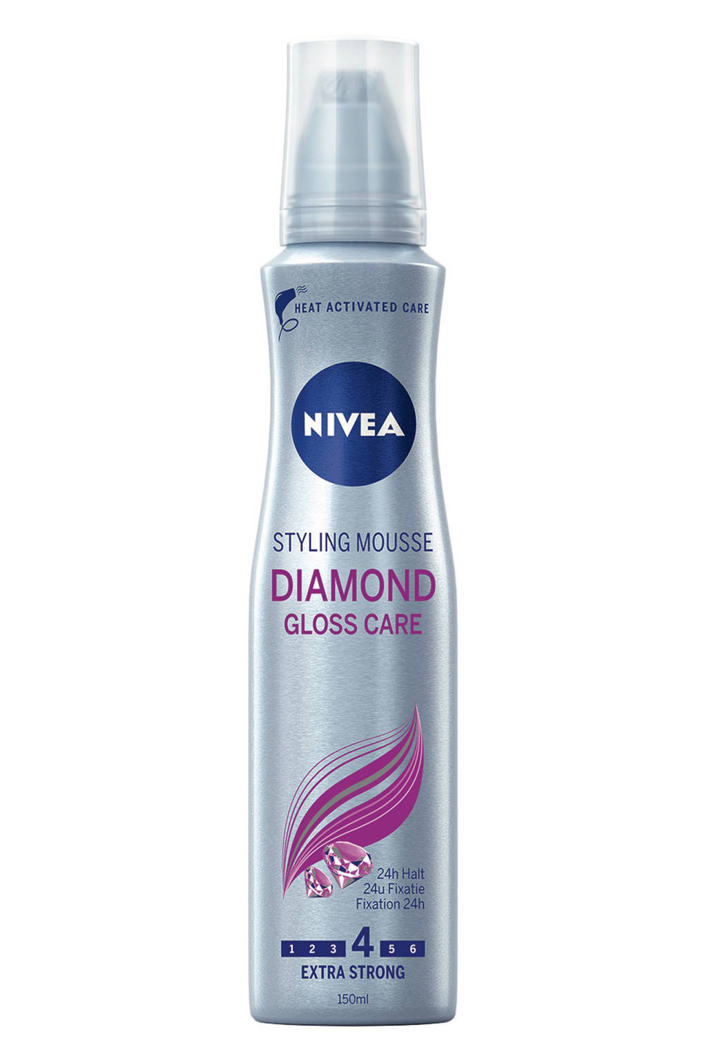 NIVEA haar mousse diamond gloss - 150ml
