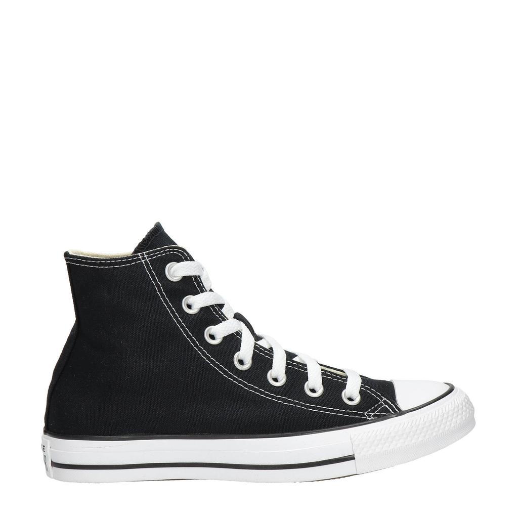 Zwarte unisex Converse Chuck Taylor All Star sneakers van textiel met veters