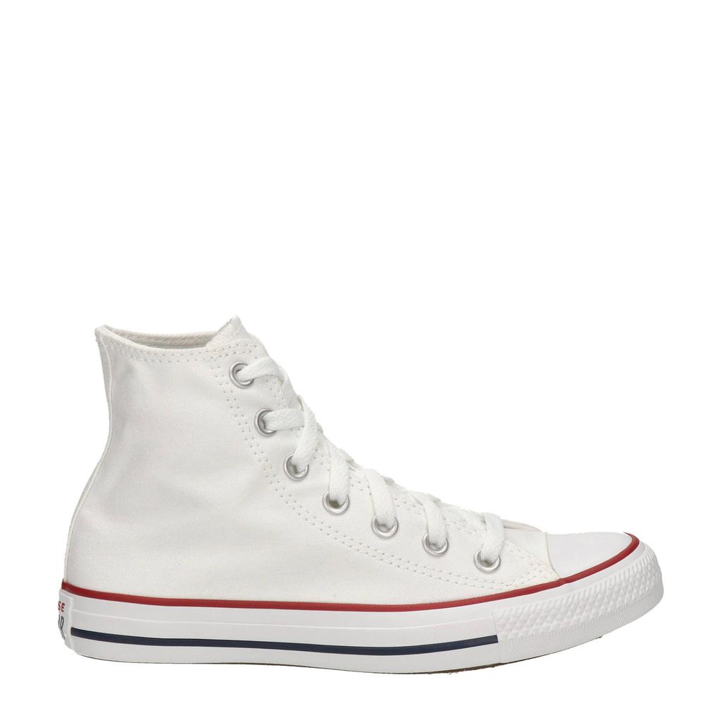 Witte unisex Converse Chuck Taylor All Star sneakers van textiel met veters