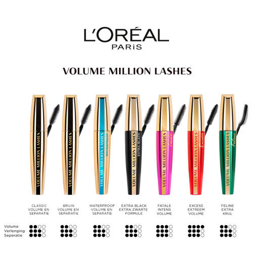 L'Oréal Paris Volume Million Lashes mascara - Bruin