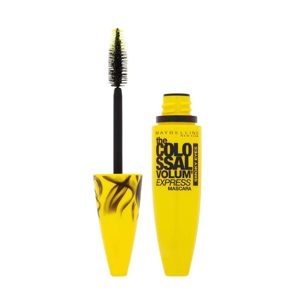 Maybelline New York The Colossal Volum' Express Smoky Eyes mascara - Black, Zwart