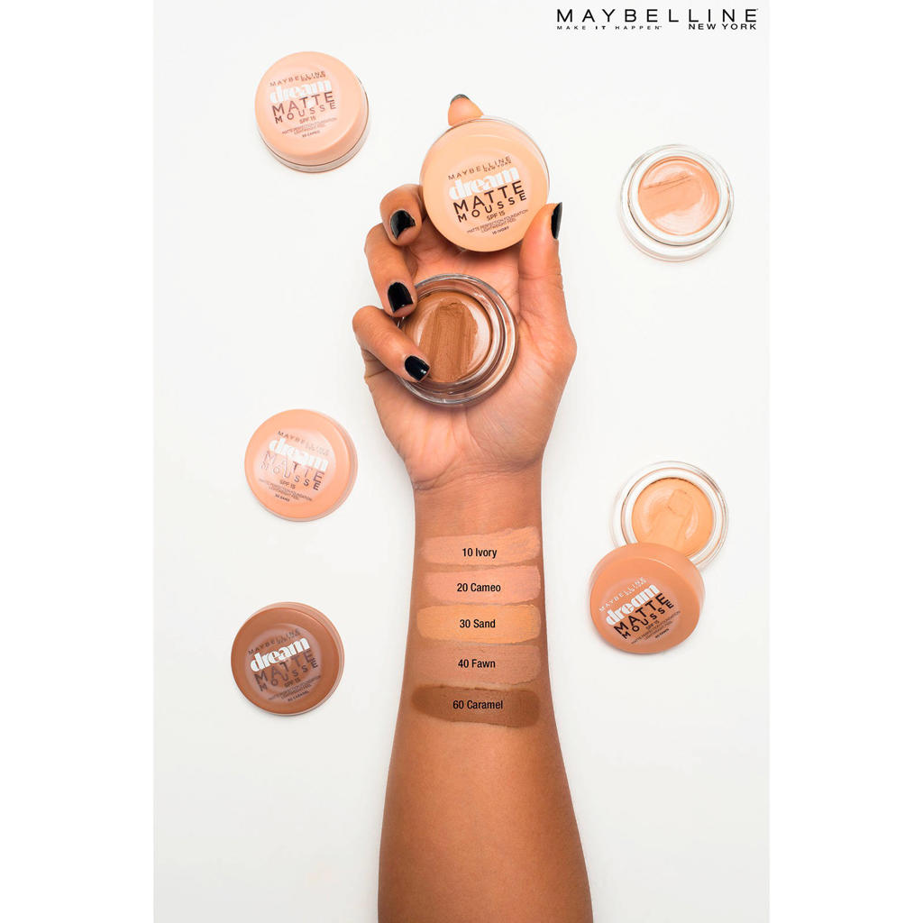 Maybelline New York Dream Matte Mousse foundation - 10 ivory | wehkamp