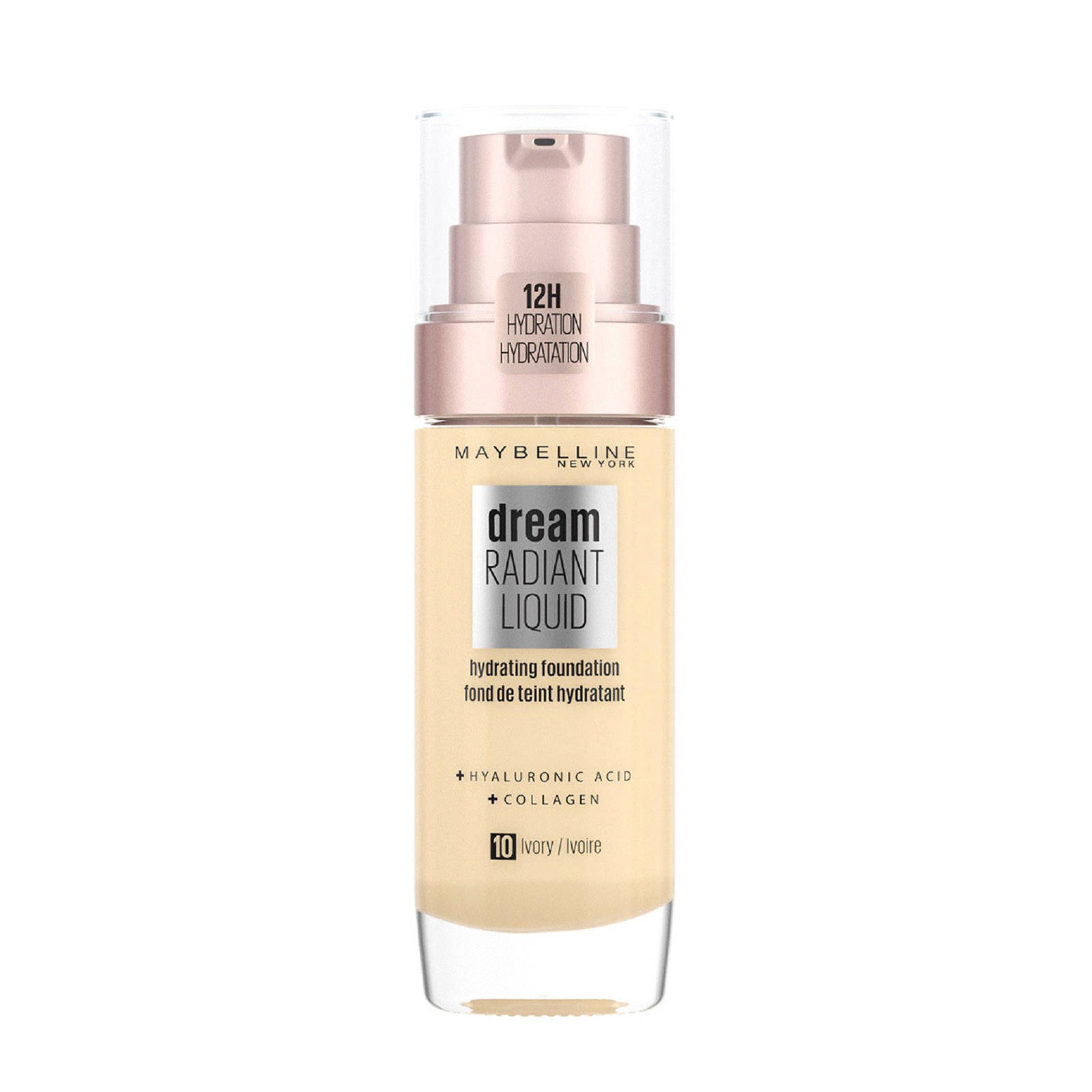 Maybelline New York Dream Radiant Liquid Foundation 10 Porcelain