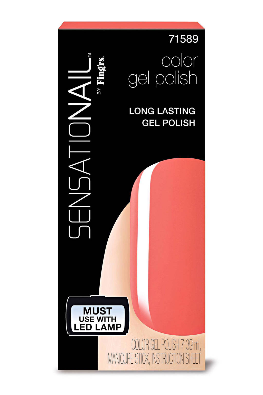 Sensationail gelnagellak - coral sunset, Coral Sunset
