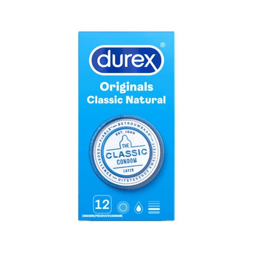 Durex Classic Natural Condooms 12 Stuks durex kopen in de aanbieding