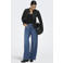 ONLY imitatieleren bikerjack ONLBANDIT zwart