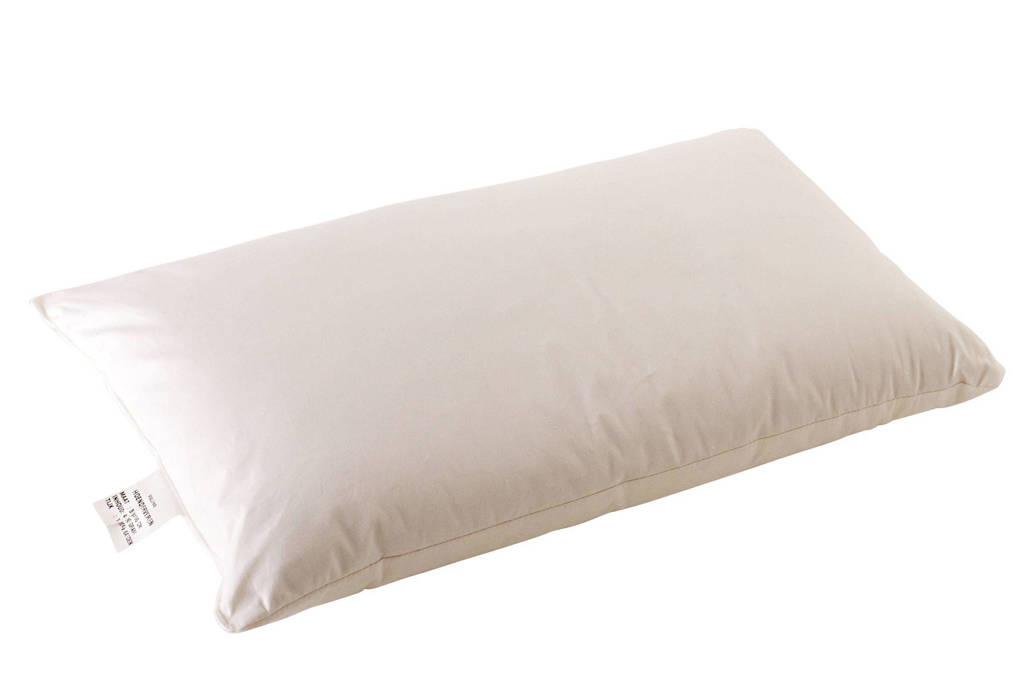 W binnenkussen (veren) (30x50 cm), Wit