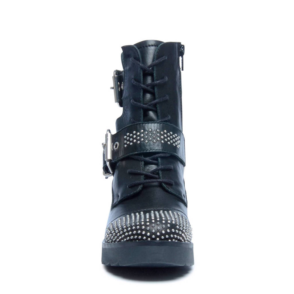 Bikerboots Bikerboots Studs Studs Bikerboots Leren Leren Leren Sacha Met Met Sacha Sacha qPzwR4