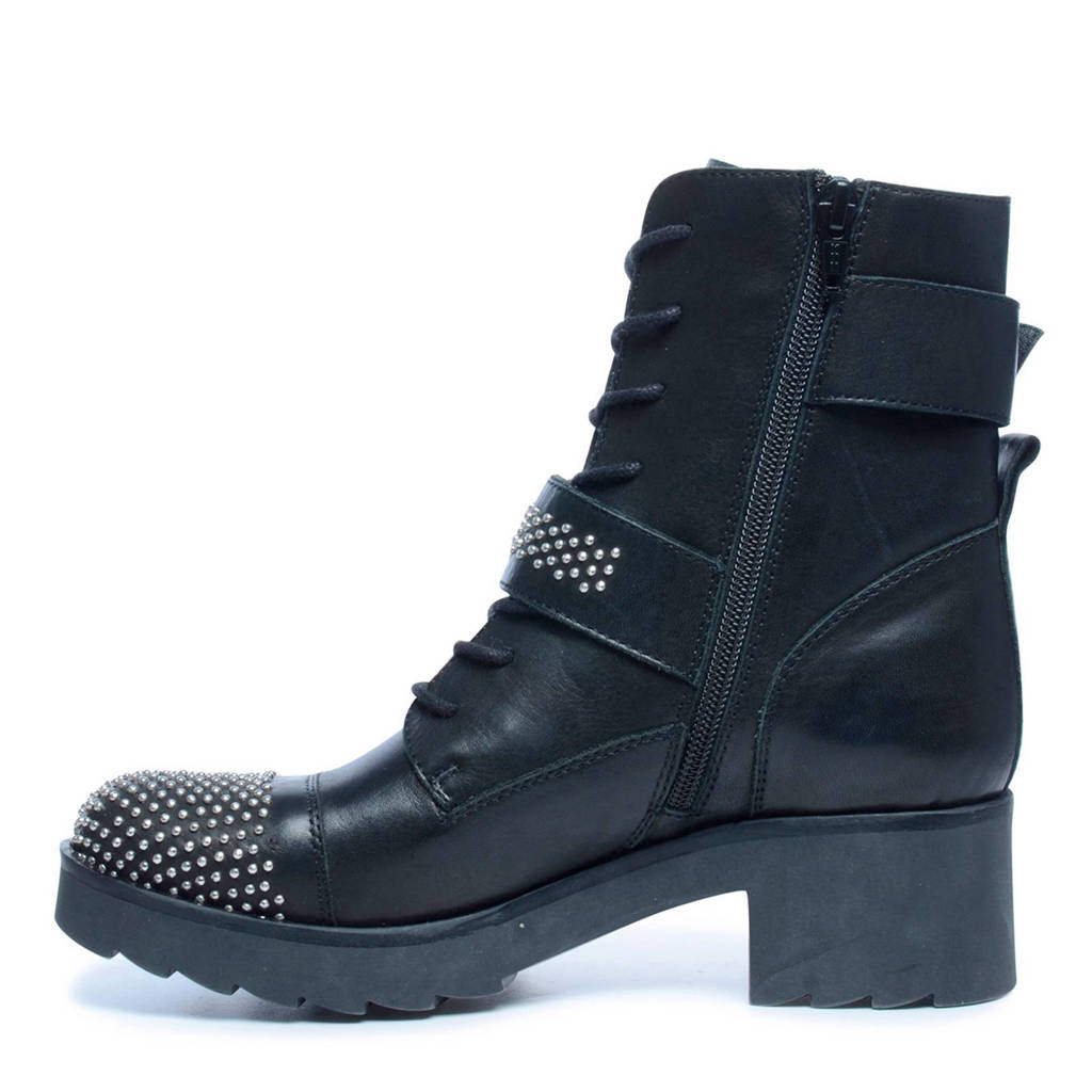 Bikerboots Bikerboots Studs Studs Bikerboots Leren Leren Leren Sacha Met Met Sacha Sacha qPzwR4