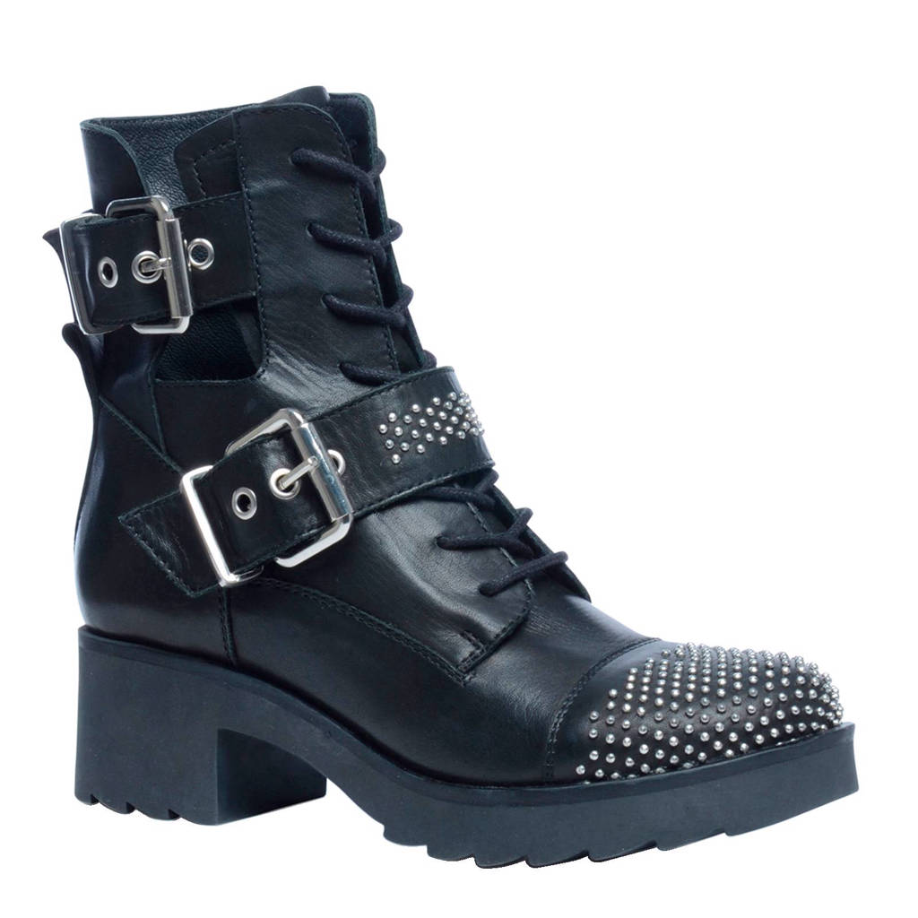 Bikerboots Bikerboots Studs Studs Bikerboots Leren Leren Leren Sacha Met Met Sacha Sacha qPzwR4