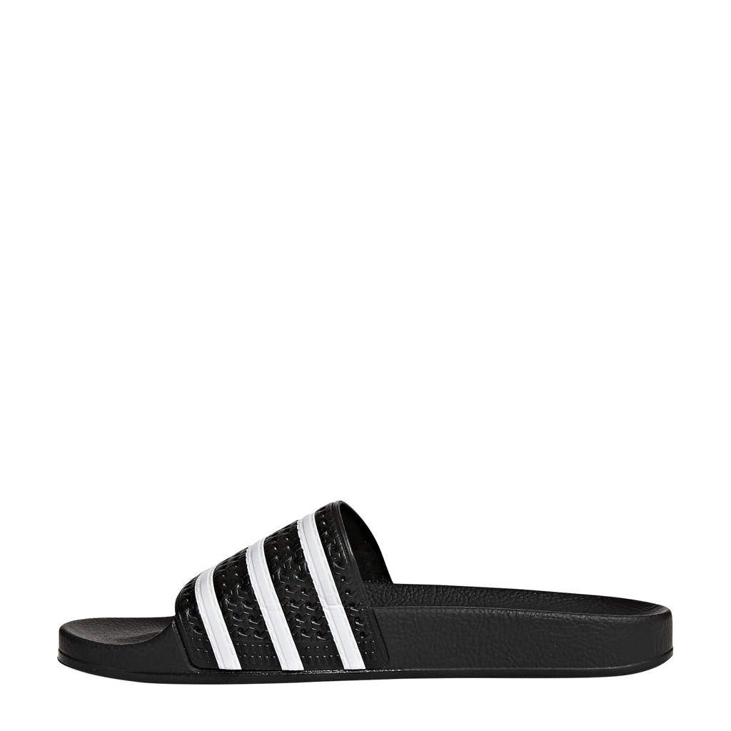 Ontdek Terugspoelen Geven adidas Originals Adilette badslippers zwart/wit | wehkamp
