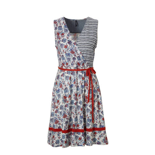 bloemen jurk met strepen bloemen jurk met strepen