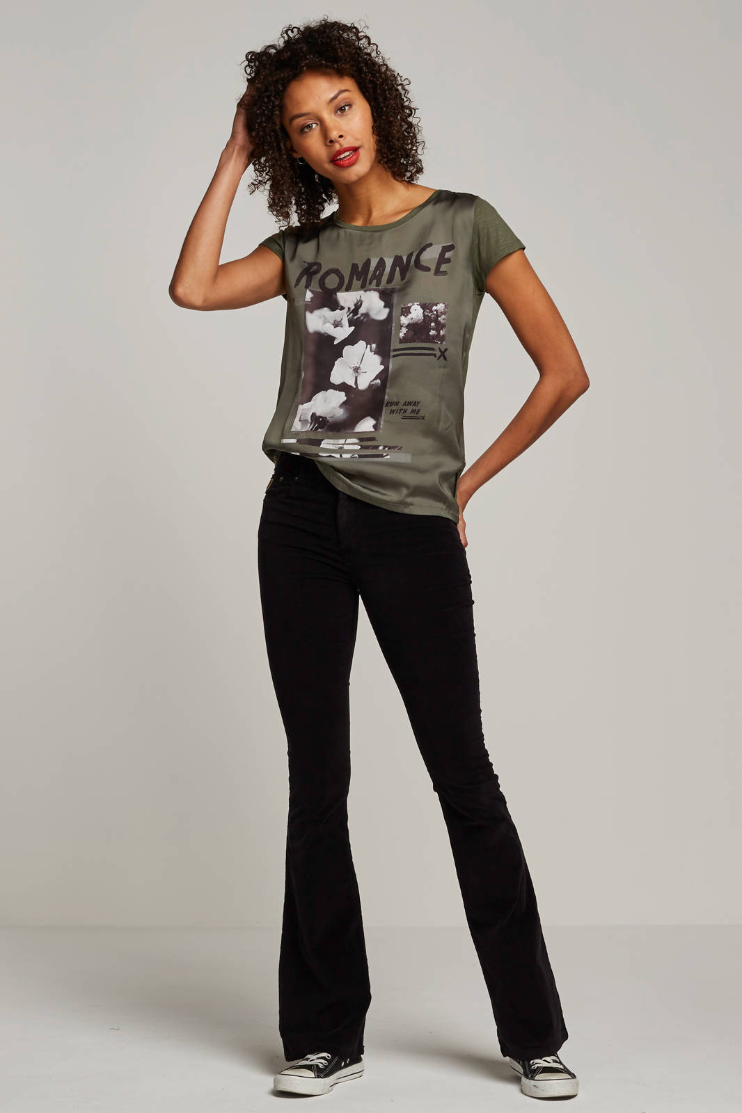 lois raval high waist flared jeans met stretch
