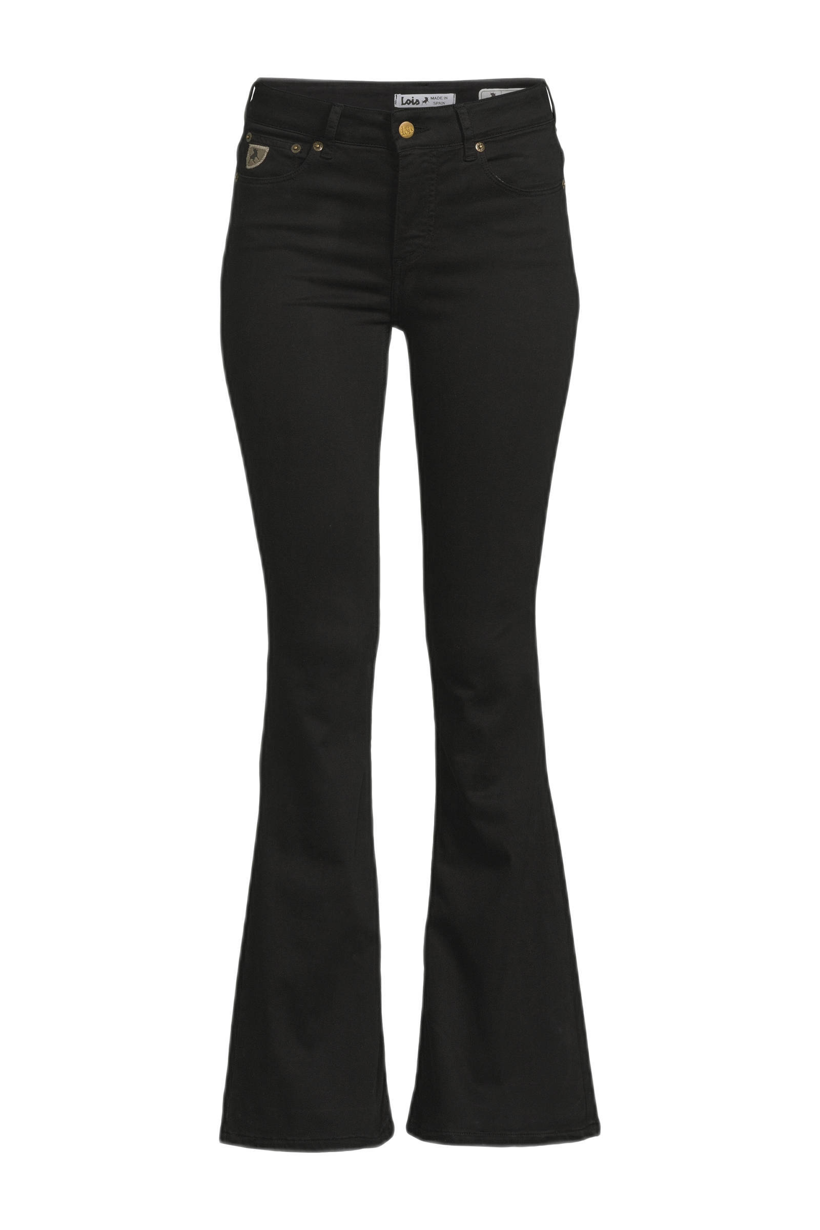 lois raval high waist flared jeans met stretch