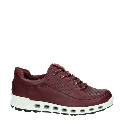 Ecco Leren Sneakers Cool 20 Donkerrood ecco kopen in de aanbieding