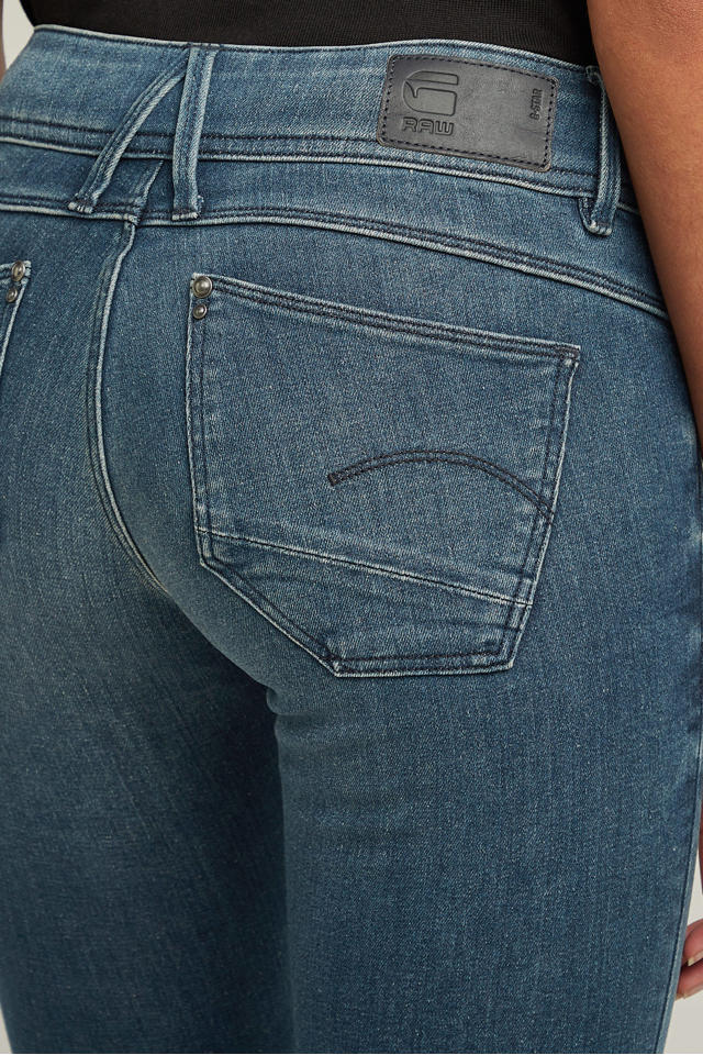 G-Star Raw Jeans dames Lynn Mid Waist Skinny , grijs (Faded Industrial Grey 9882-b336) , 34W / 32L G-Star Raw Jeans dames Lynn Mid Waist Skinny , grijs (Faded Industrial Grey 9882-b336) , 34W / 32L