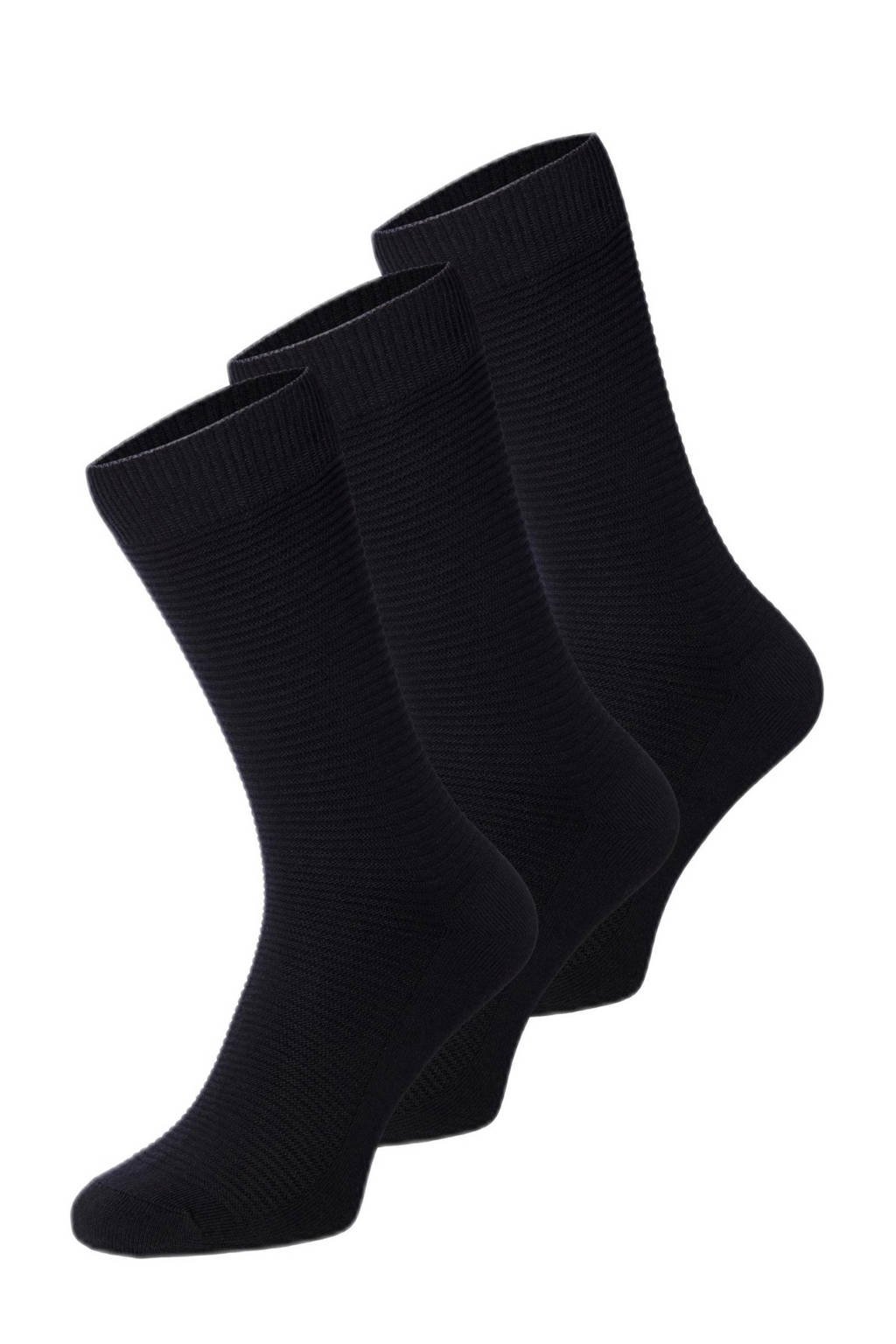 Jack & Jones sokken (3 paar), Zwart