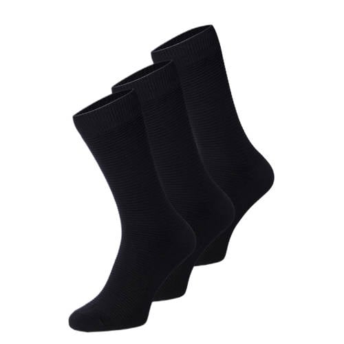 JACK & JONES sokken - set van 3 zwart afbeelding