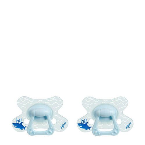 Difrax Natural Fopspeen 6 Mnd 2 Stuks Blauw difrax kopen in de aanbieding