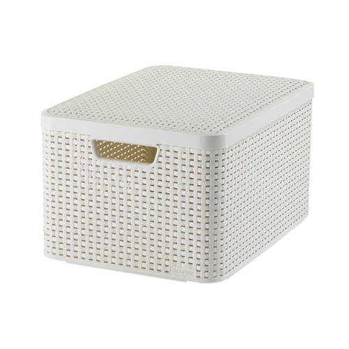 Curver Style Mandje L Deksel curver kopen in de aanbieding