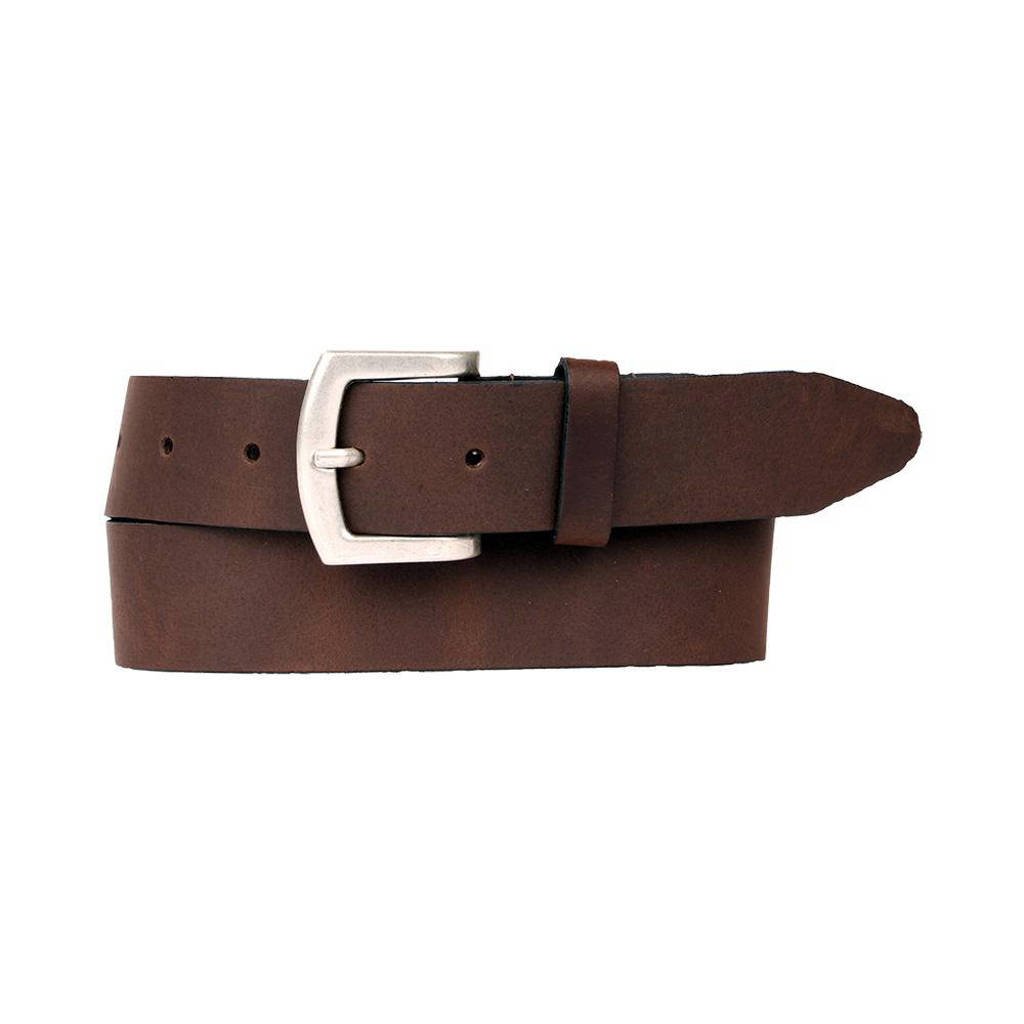 Petrol Industries leren riem bruin, Bruin