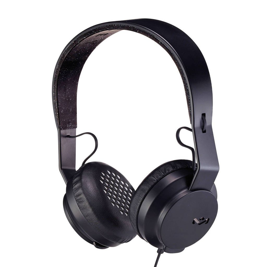 House of Marley ROAR on-ear koptelefoon zwart, Zwart