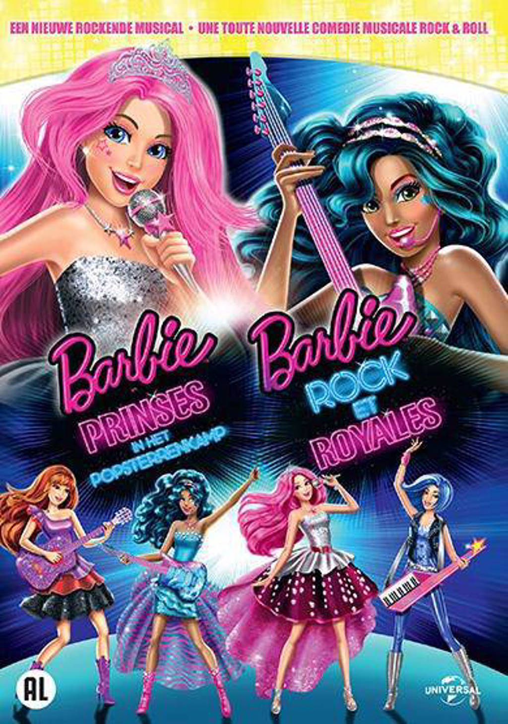 Barbie - Prinses in het popsterrenkamp (DVD)