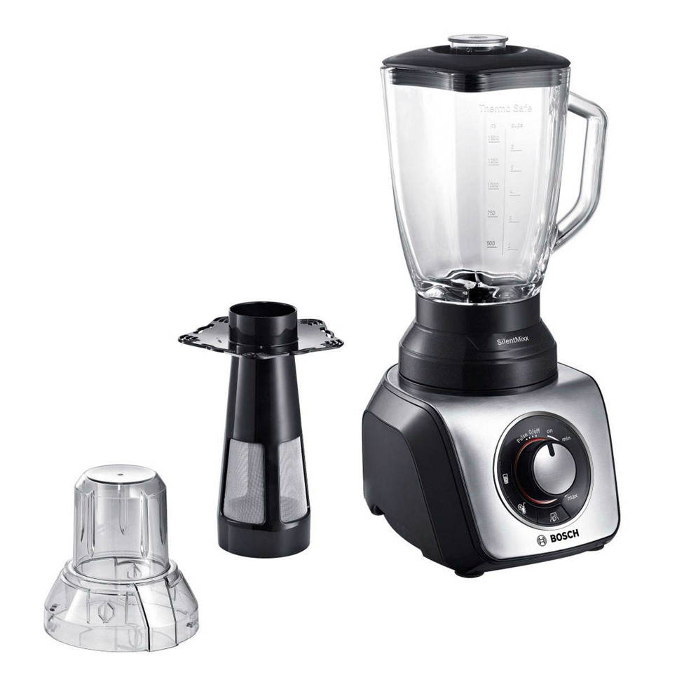 Bosch MMB64G3M SilentMixx blender zwart