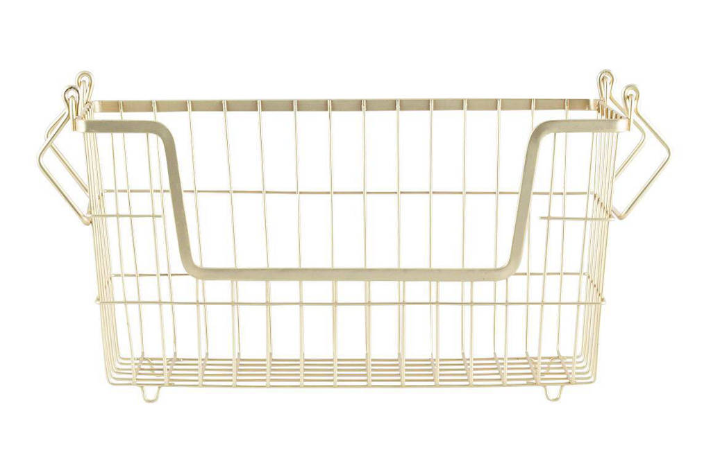 House Doctor mand (32x16 cm), Mat goud