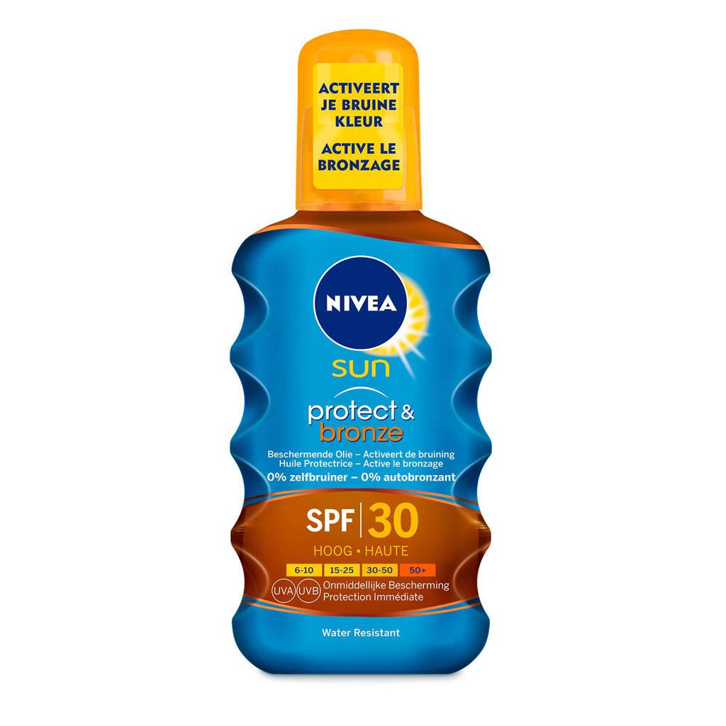 NIVEA SUN Protect & Bronze Olie Spray SPF 30 - 200 ml