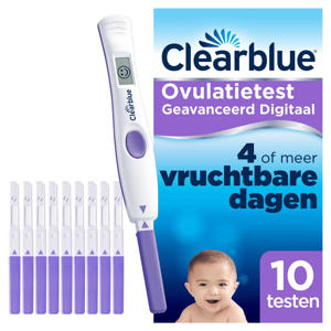 ovulatietestset digitaal - 1 houder + 10 testen
