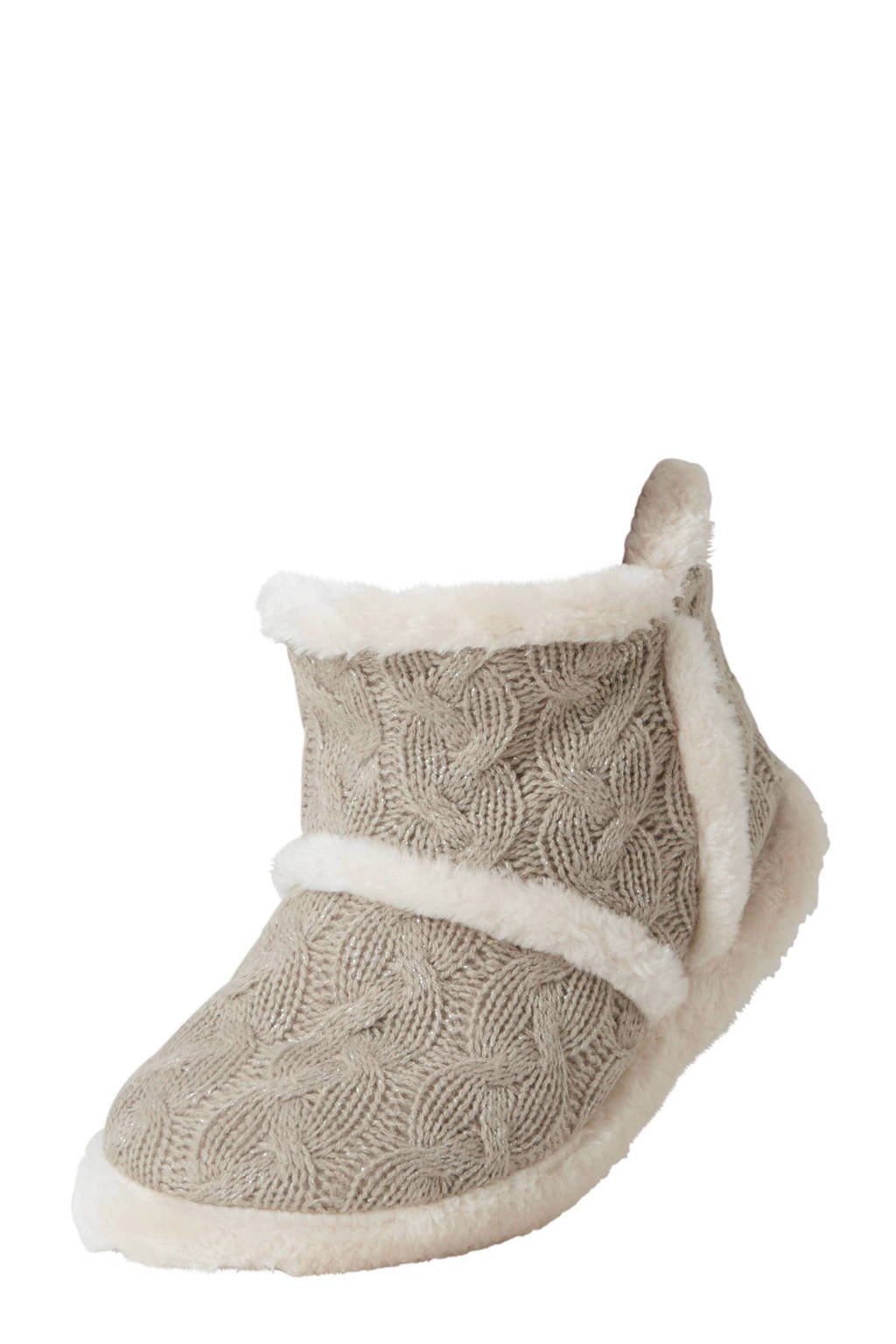 Apollo pantoffels, Lichtgrijs melange