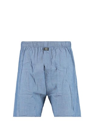 wijde boxershort blauw