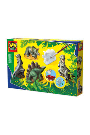 Gieten en schilderen - Dino's