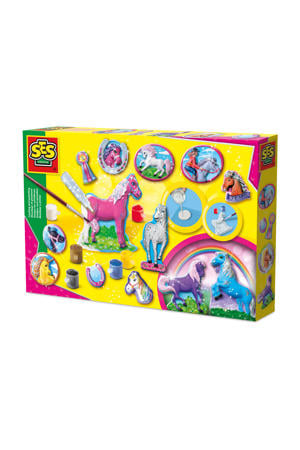 Gieten en schilderen - Fantasiepaarden