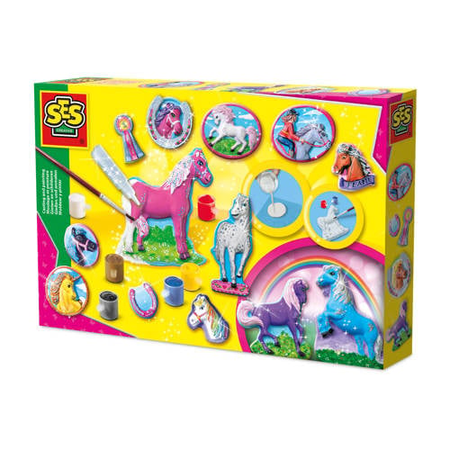 SES Gieten en schilderen - Fantasiepaarden afbeelding