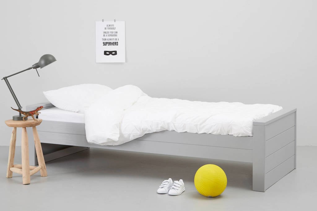 Attent Selectiekader Floreren Woood Bed Dennis (90x200 cm) | wehkamp