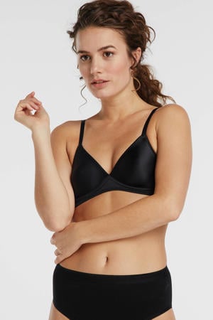 voorgevormde bh zonder beugel Soft Sensation zwart