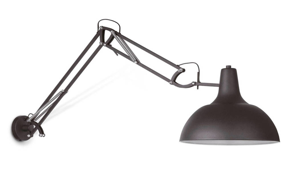 home sweet home wandlamp, Zwart