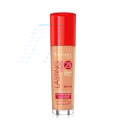 Rimmel London Lasting Finish Foundation 400 Natural Beige rimmel london kopen in de aanbieding