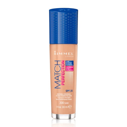 Wehkamp Rimmel London Match Perfection foundation - 300 Sand aanbieding