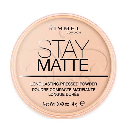 Wehkamp Rimmel London Stay Matte Pressed Powder gezichtspoeder - 003 Peach Glow aanbieding