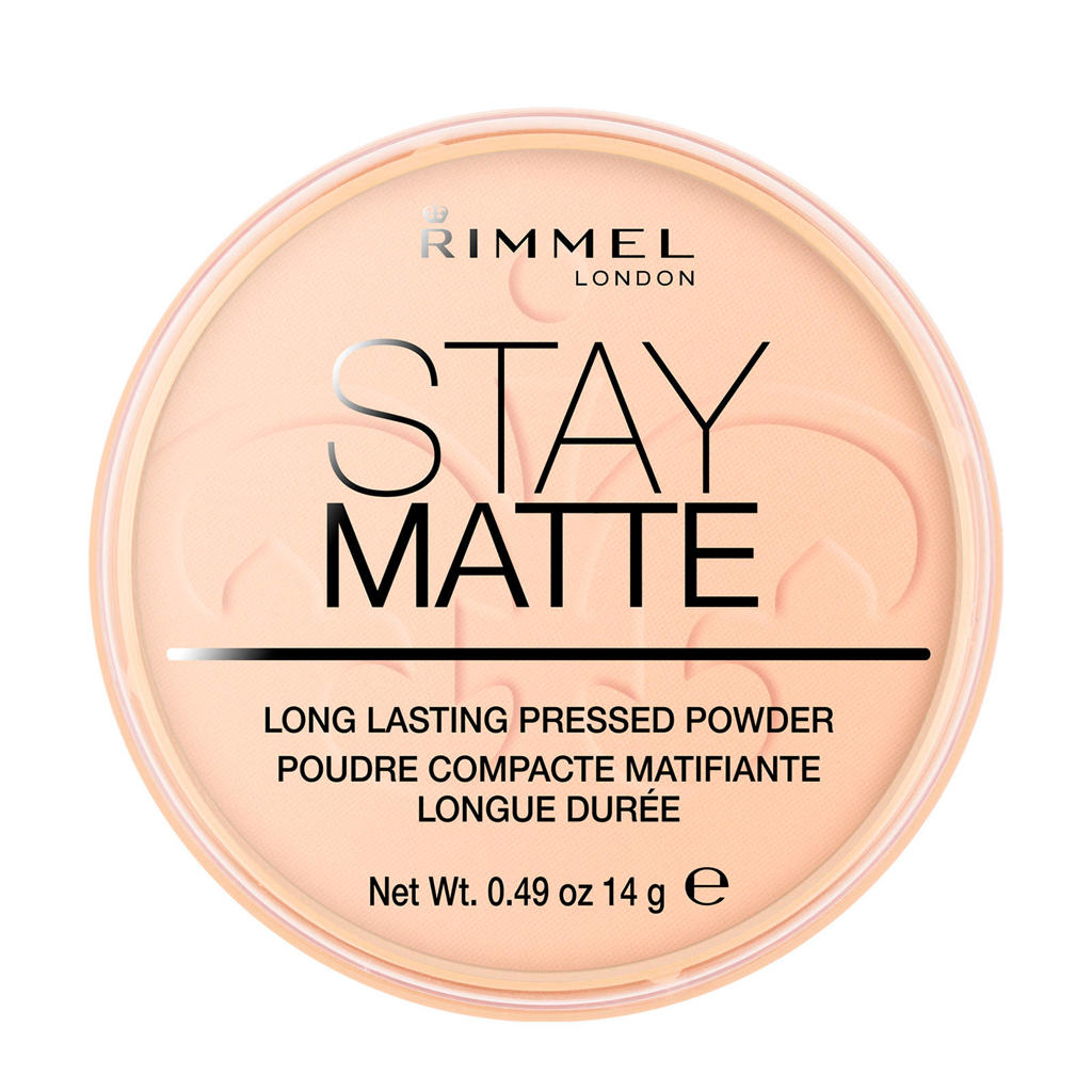 Rimmel London Stay Matte Pressed Powder gezichtspoeder - 006 Warm Beige
