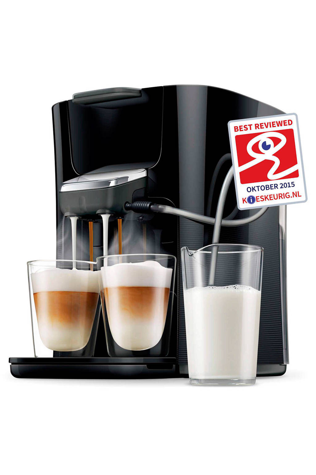Senseo Latte Duo Milchaufschäumer Funktioniert Nicht Mehr Philips Senseo Latte Duo koffiezetapparaat HD7855/50 | wehkamp