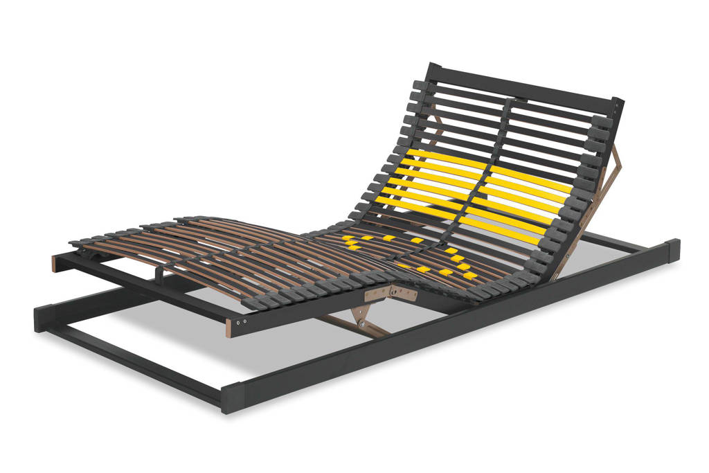 Beter Bed lattenbodem Bossflex 600 elektrisch, Antraciet/geel