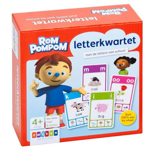Rompompom Letterkwartet huismerk kopen in de aanbieding