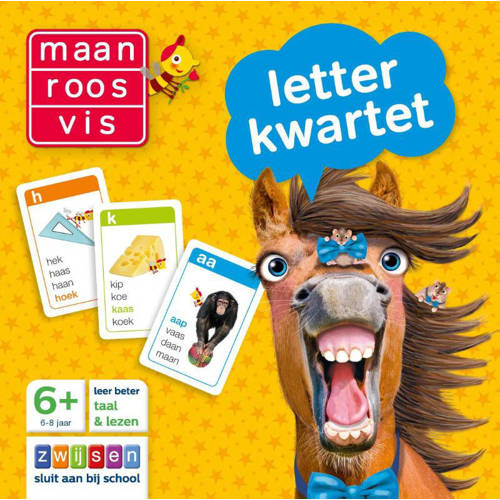 Maan Roos Vis Letterkwartet huismerk kopen in de aanbieding