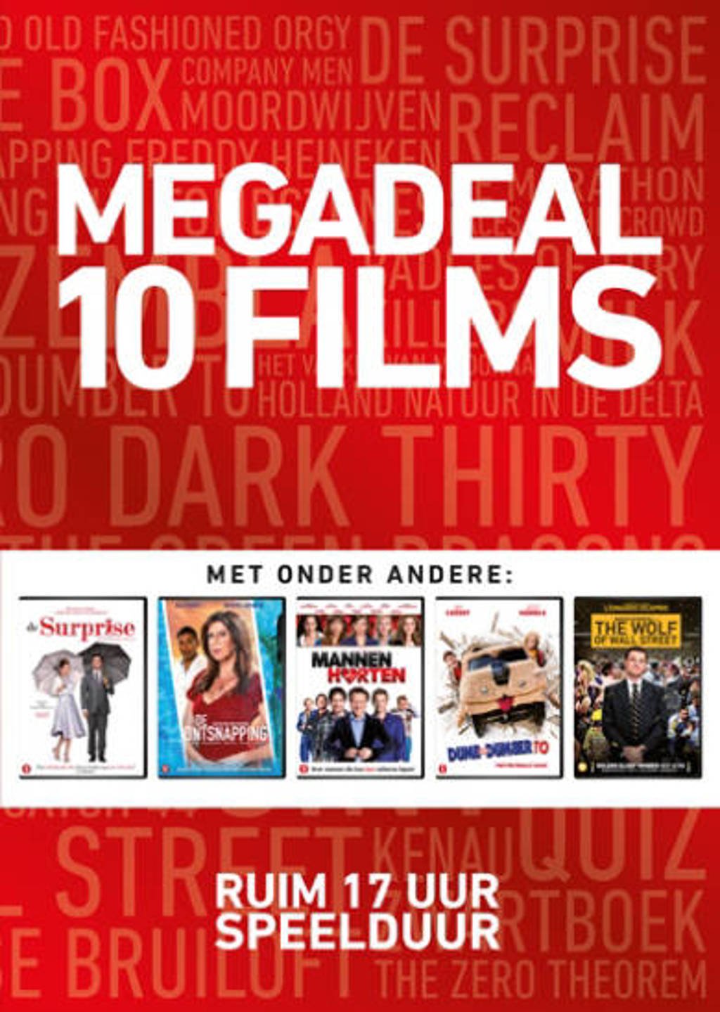 Megadeal 10 films (rood) (DVD)
