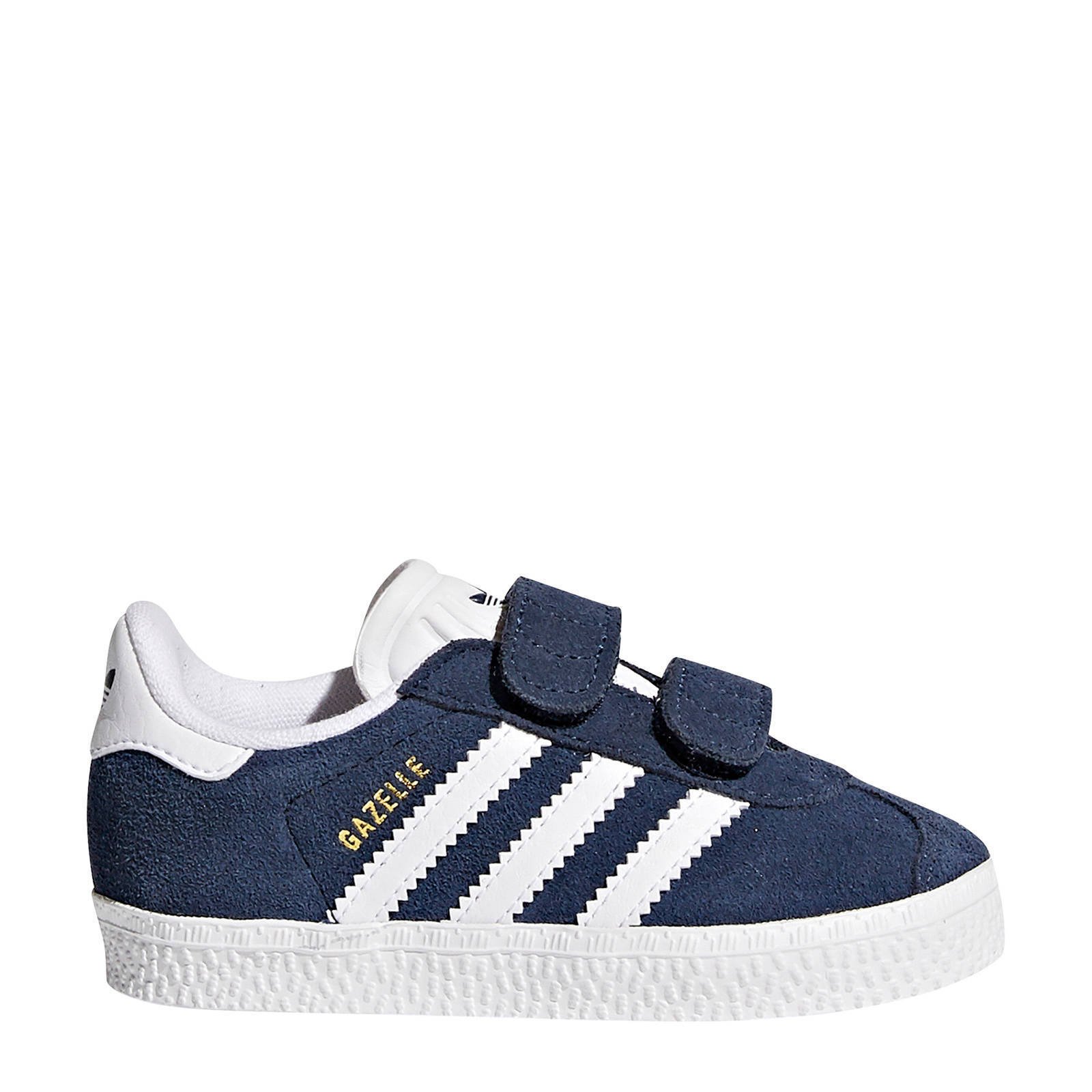 adidas Originals Gazelle CF sneakers donkerblauw wit wehkamp