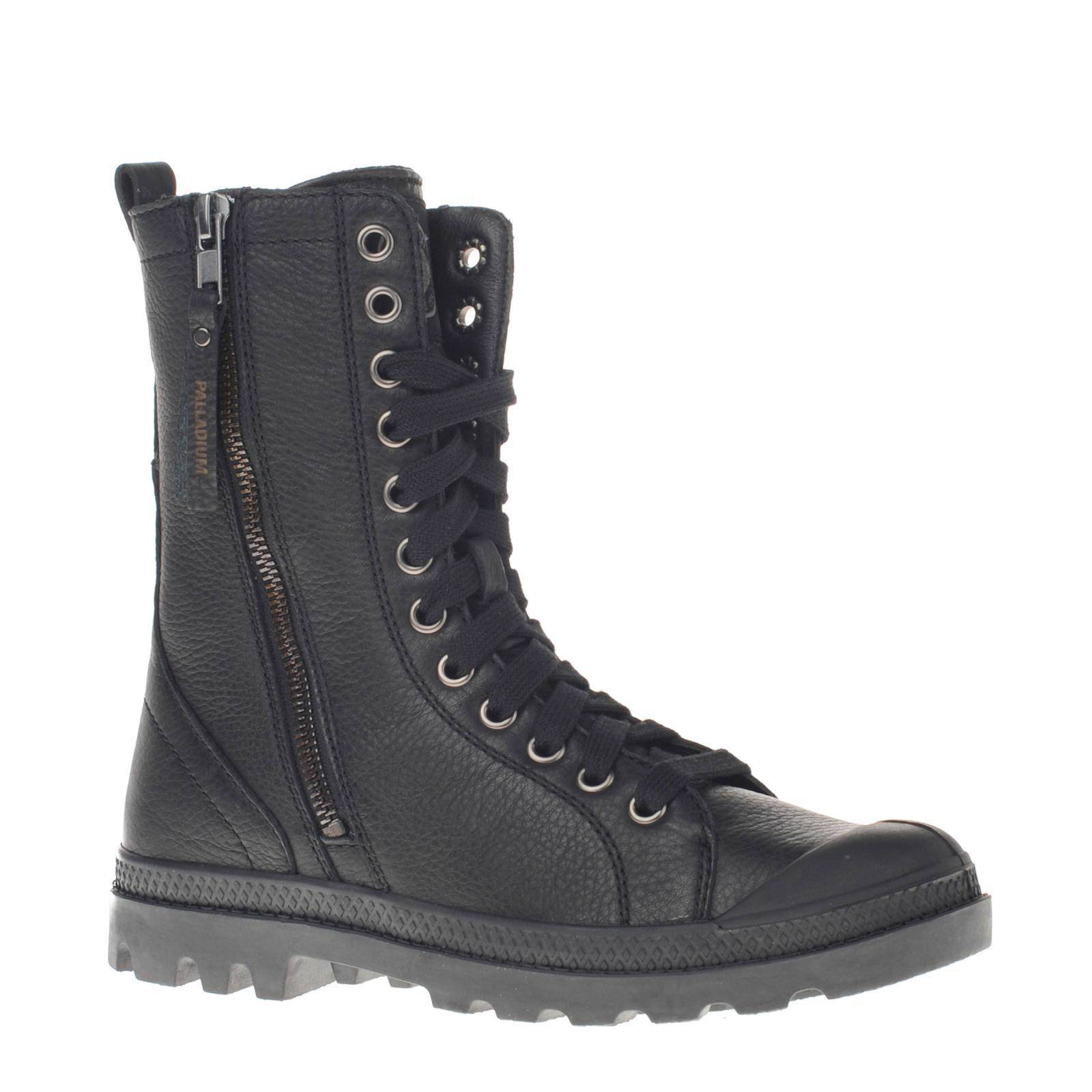 Palladium leren veterboots | wehkamp